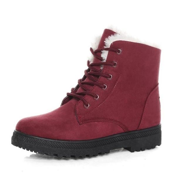 Winter Outdoor Flat Short Boots
